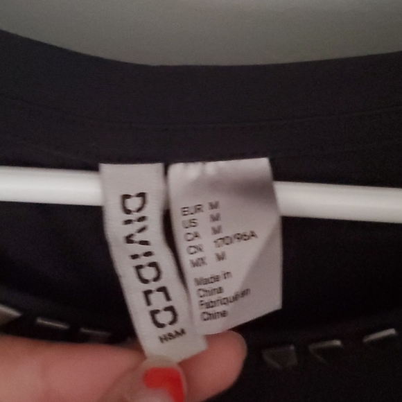 Black studded Shirt - Picture 3 of 4